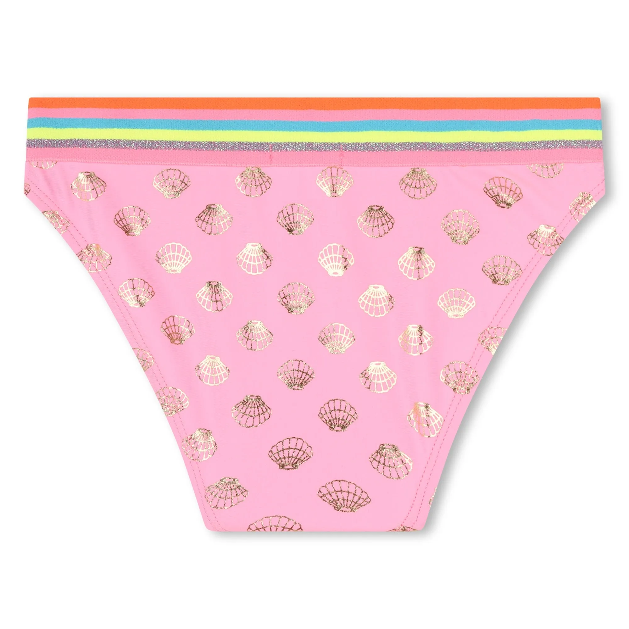 Pink Seashell Print Bikini