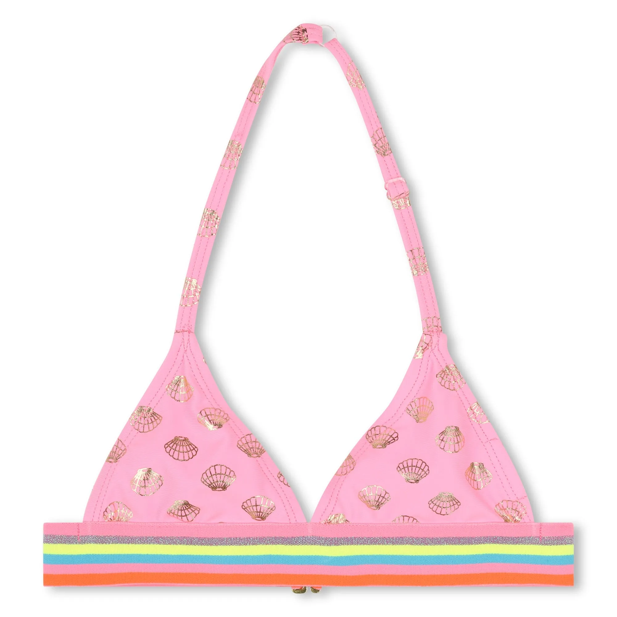 Pink Seashell Print Bikini