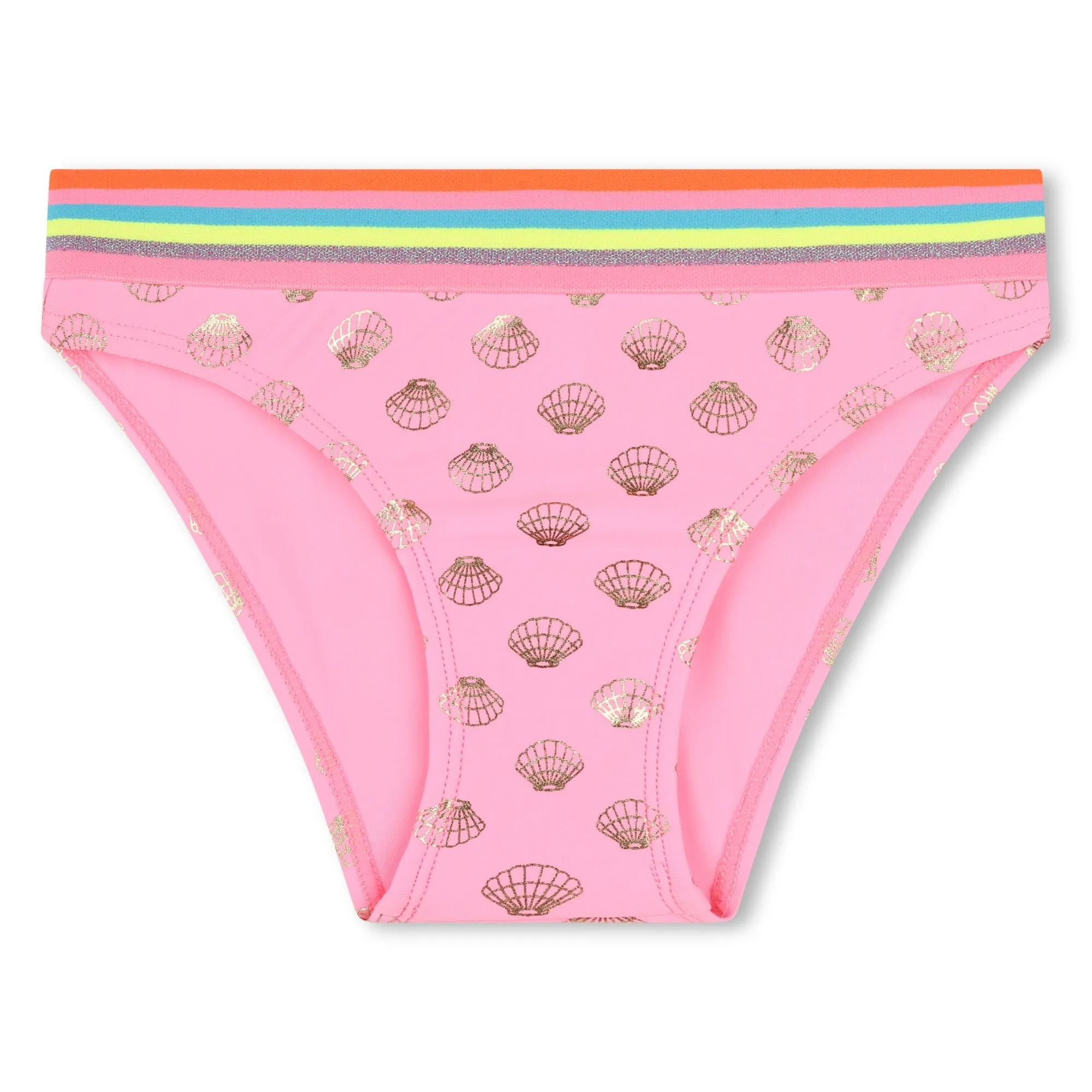 Pink Seashell Print Bikini