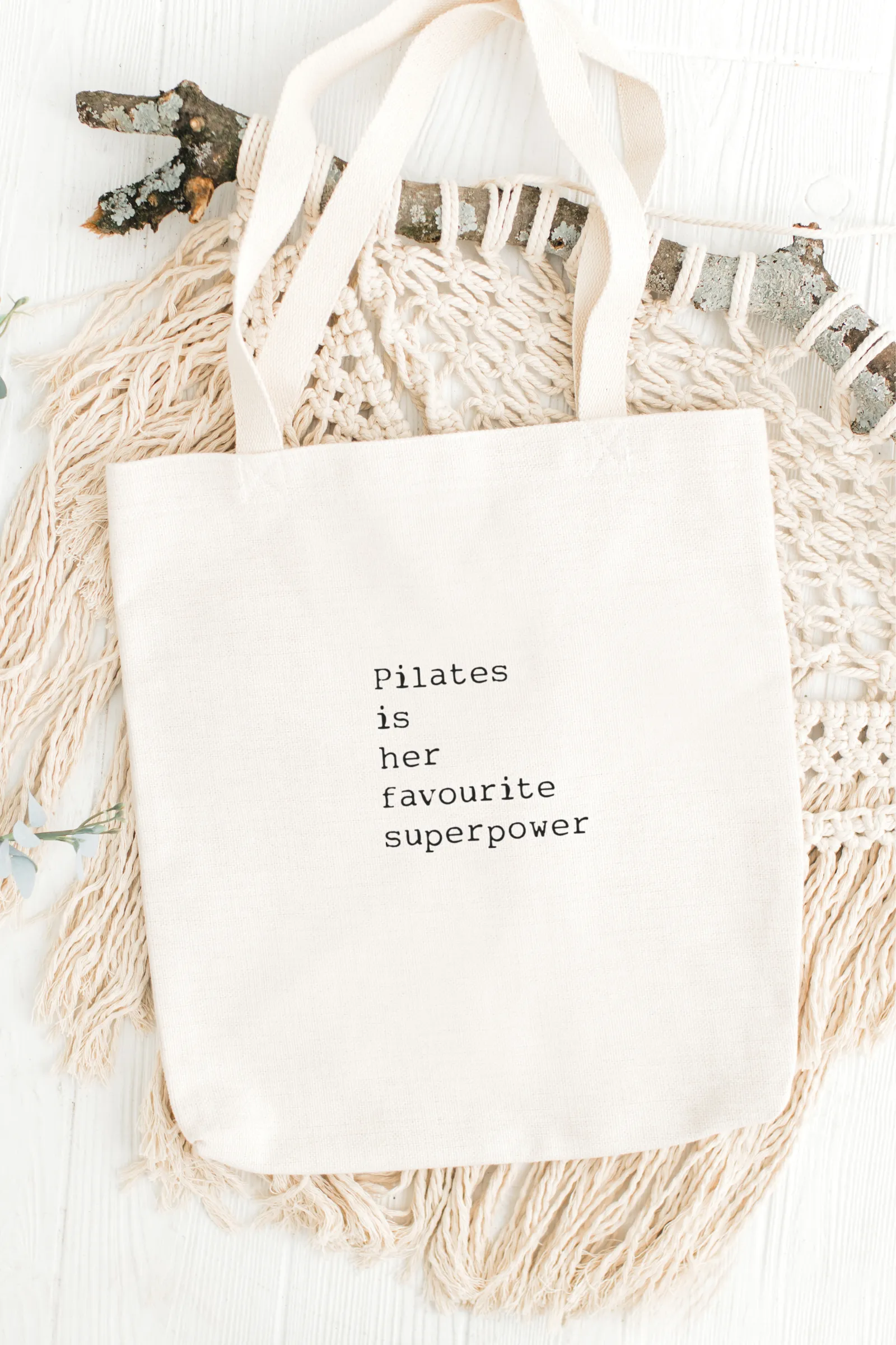 "Pilates Superpower" Tote Bag