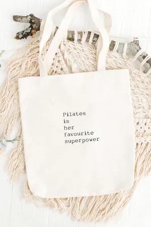"Pilates Superpower" Tote Bag