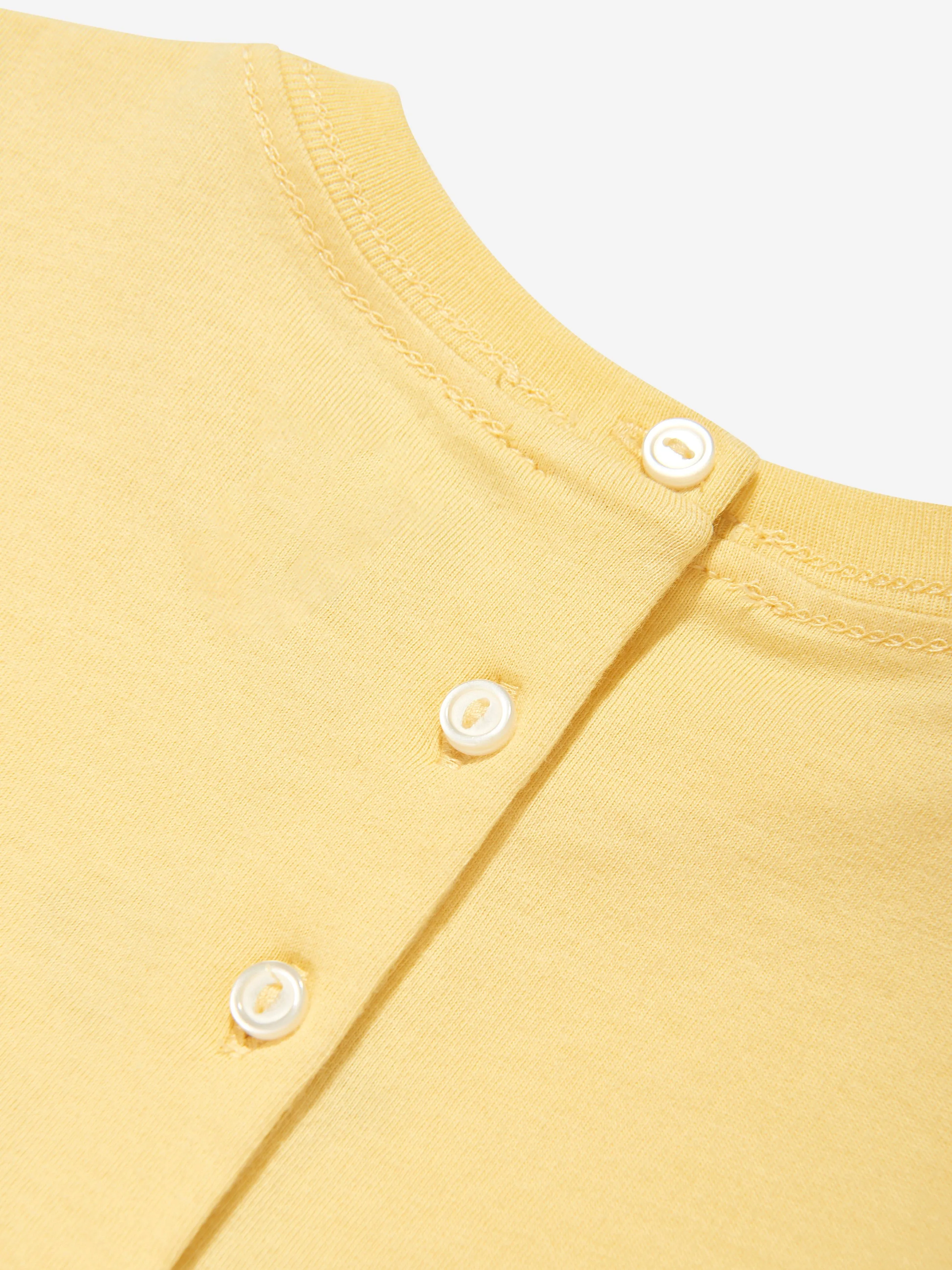 Ralph Lauren Baby Girls Polo Bear T-Shirt in Yellow