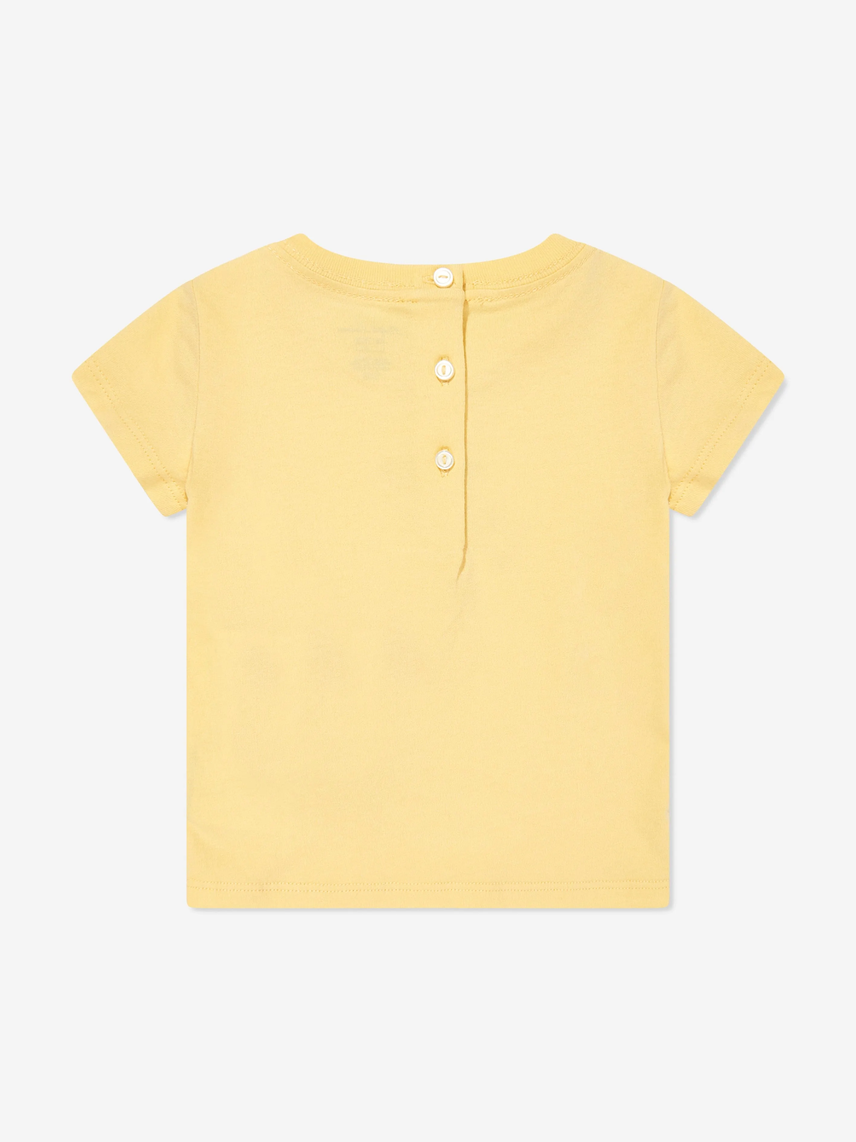 Ralph Lauren Baby Girls Polo Bear T-Shirt in Yellow