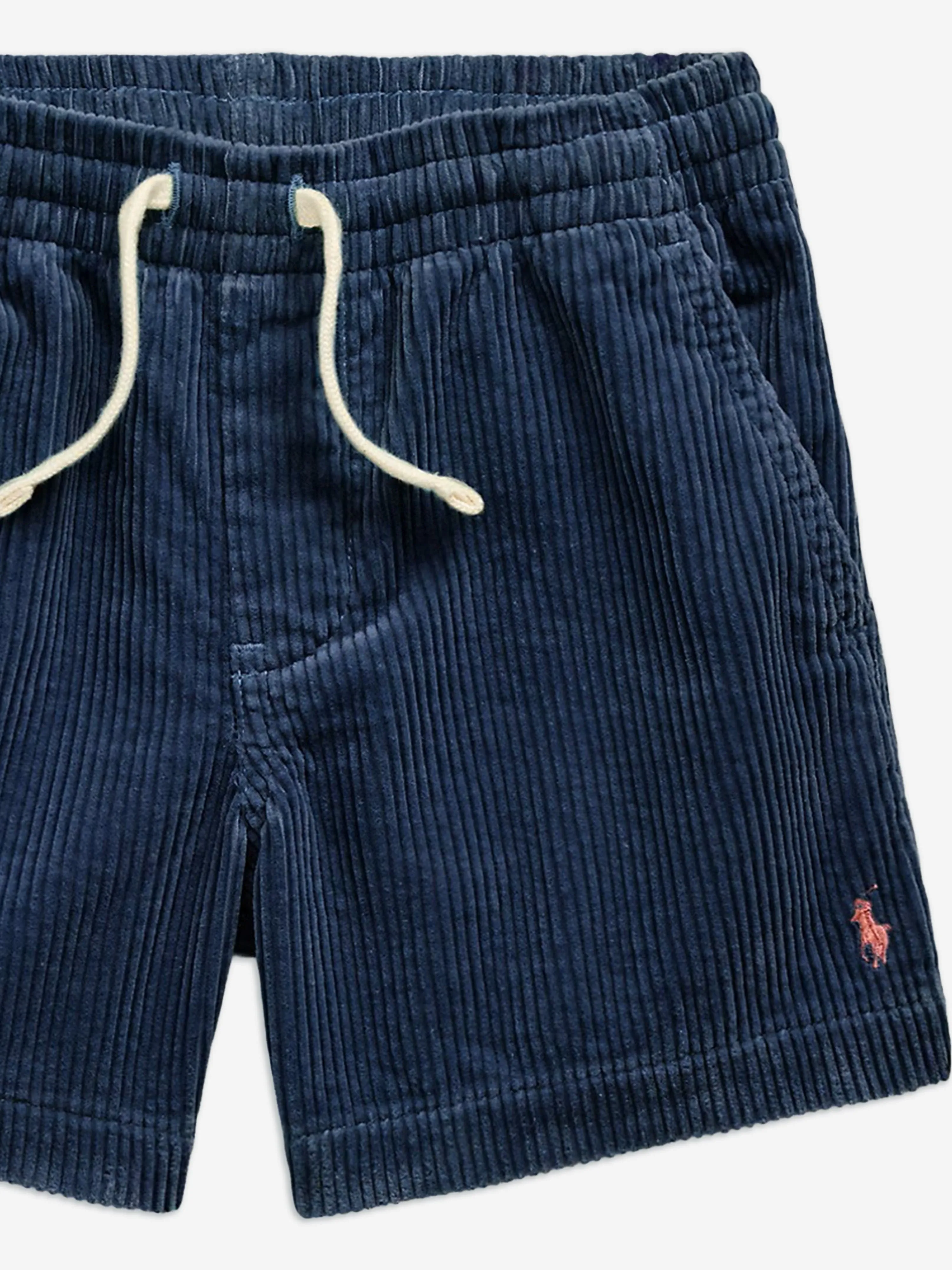 Ralph Lauren Boys Corduroy Prepster Shorts in Blue