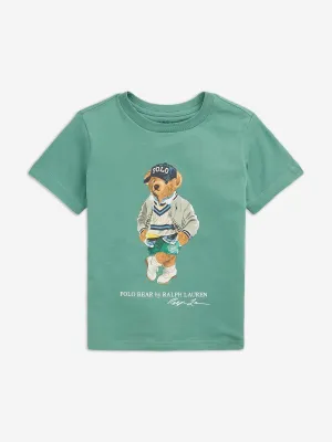 Ralph Lauren Boys Polo Bear T-Shirt in Green