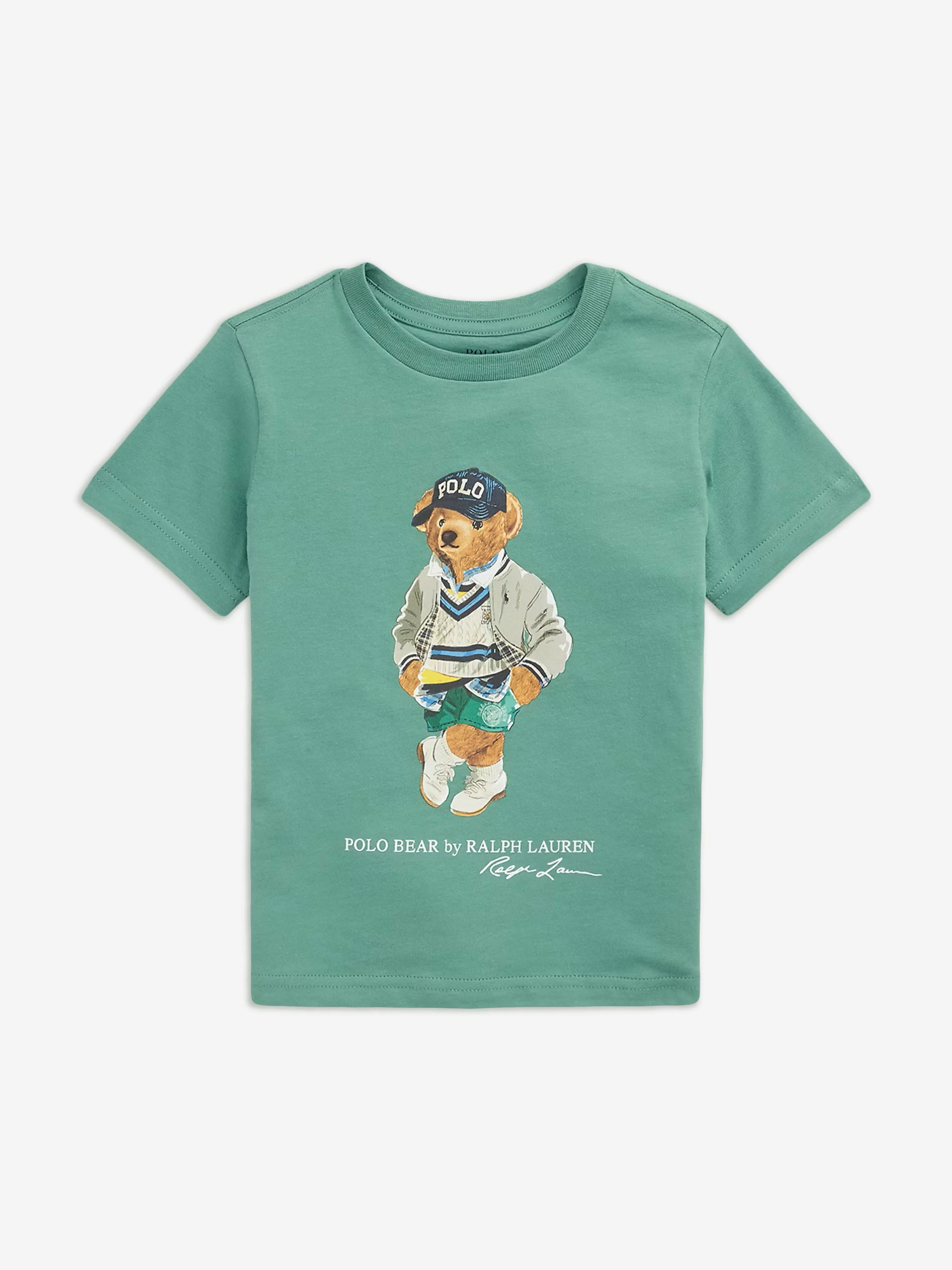 Ralph Lauren Boys Polo Bear T-Shirt in Green