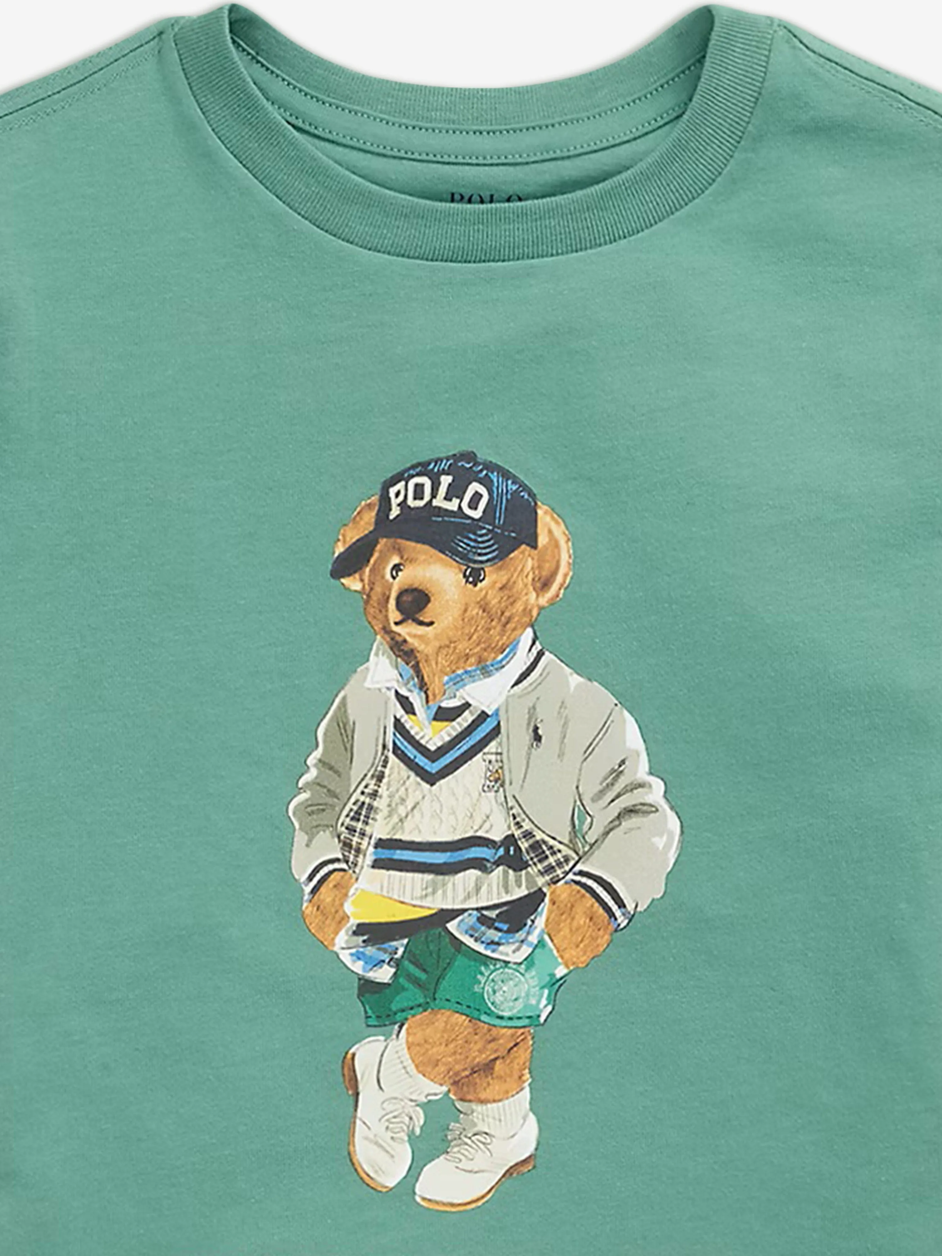 Ralph Lauren Boys Polo Bear T-Shirt in Green