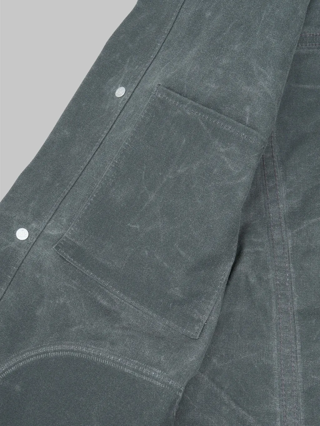 Rogue Territory Waxed Canvas Supply Jacket Grey Ridgeline