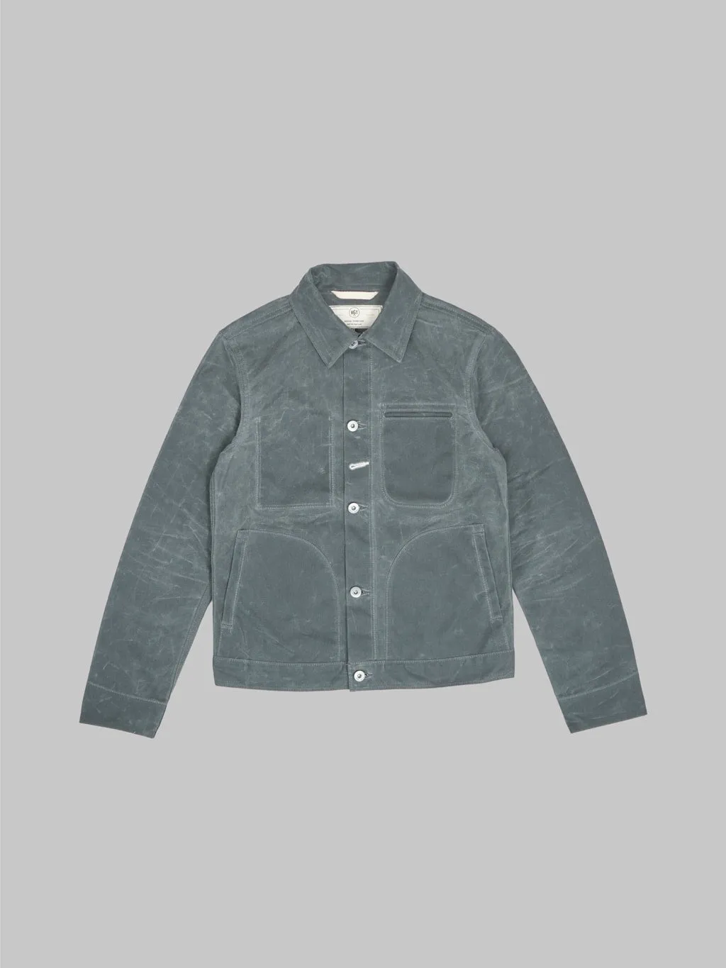 Rogue Territory Waxed Canvas Supply Jacket Grey Ridgeline