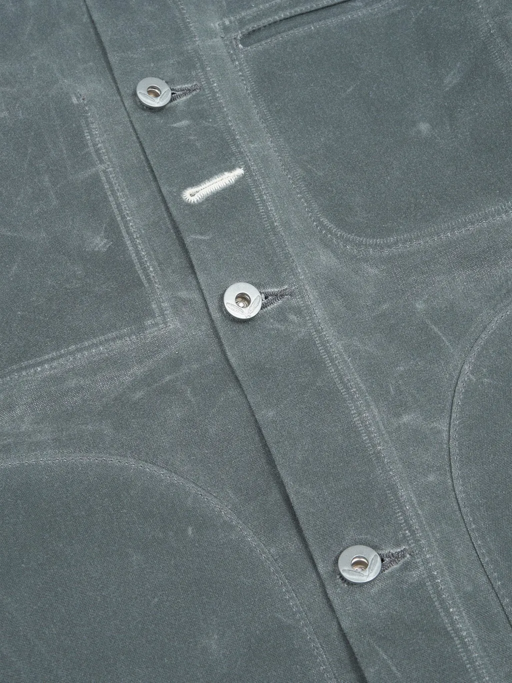 Rogue Territory Waxed Canvas Supply Jacket Grey Ridgeline
