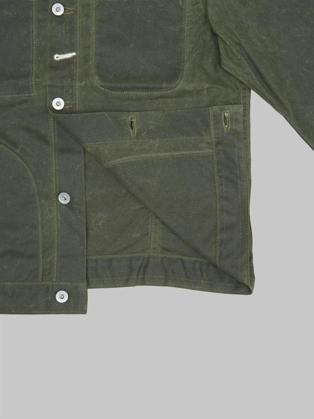 Rogue Territory Waxed Canvas Supply Jacket Olive Ridgeline