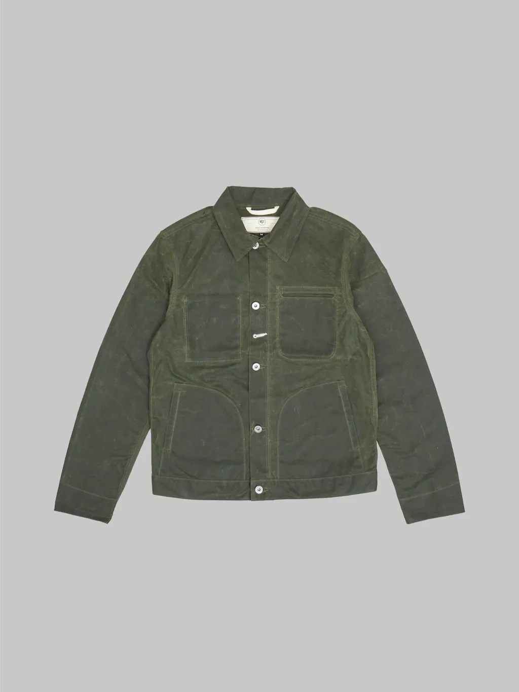 Rogue Territory Waxed Canvas Supply Jacket Olive Ridgeline