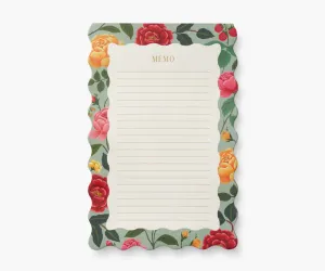 Roses Memo Pad