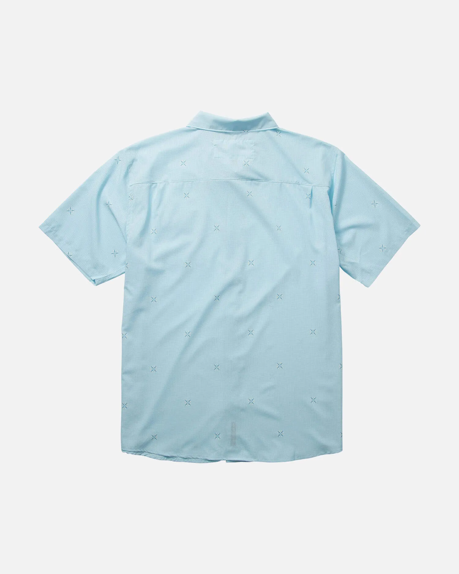 Sailfin Ss Perf Woven - Sea Blue