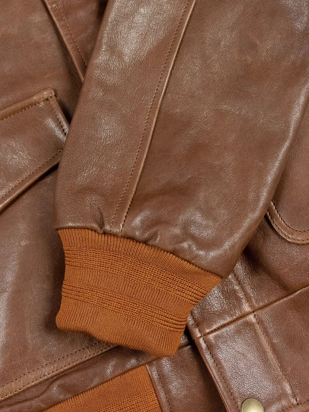 Shangri-La Heritage Don Gentile A-2 Seal Brown Flight Jacket