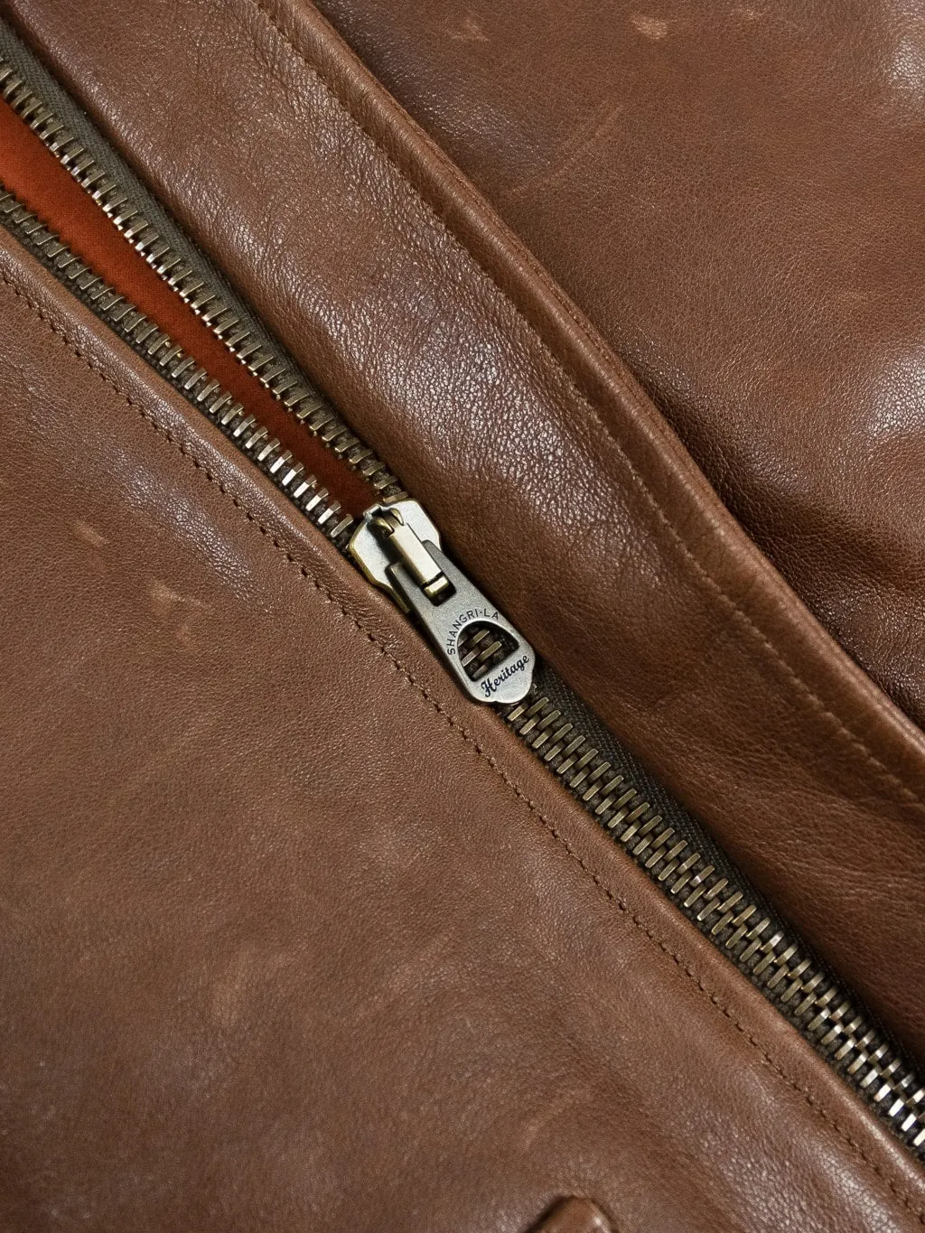Shangri-La Heritage Don Gentile A-2 Seal Brown Flight Jacket