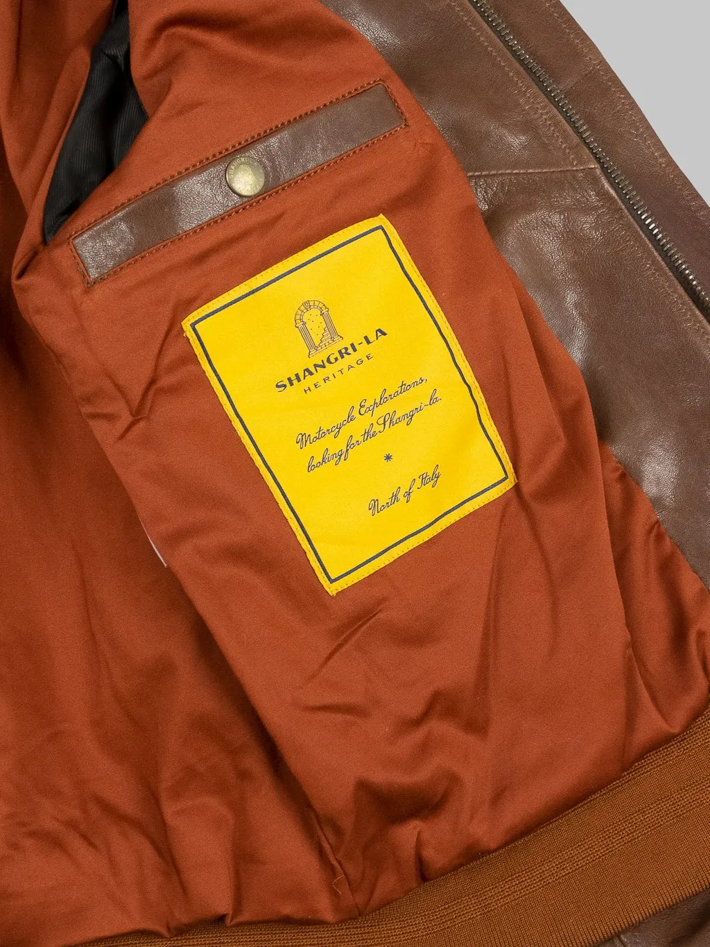 Shangri-La Heritage Don Gentile A-2 Seal Brown Flight Jacket