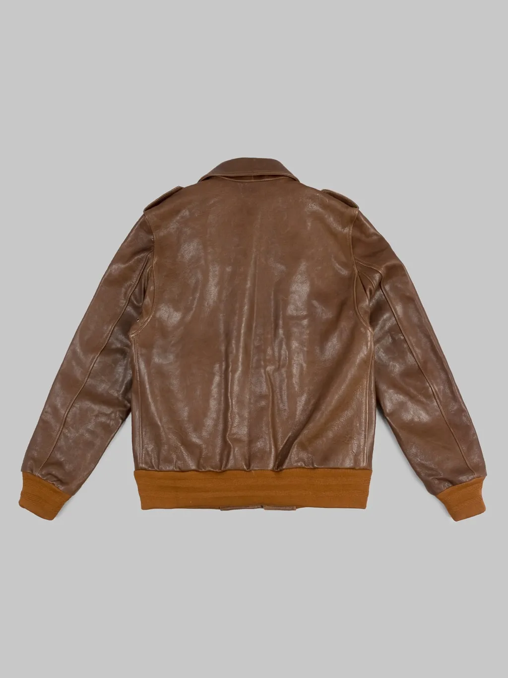 Shangri-La Heritage Don Gentile A-2 Seal Brown Flight Jacket