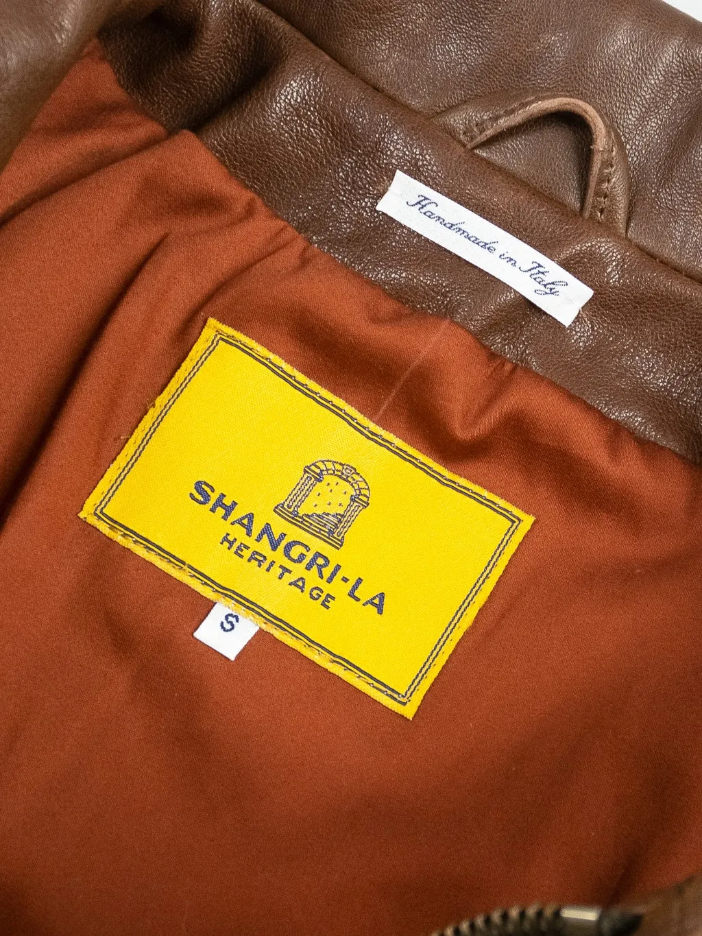 Shangri-La Heritage Don Gentile A-2 Seal Brown Flight Jacket