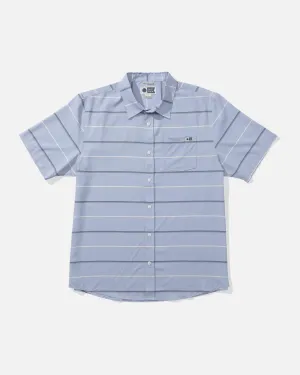 Skipper Ss Tech Woven - Blue Fog