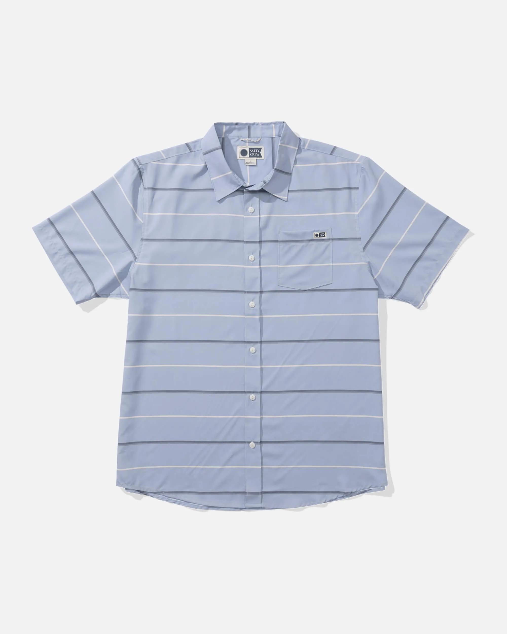 Skipper Ss Tech Woven - Blue Fog