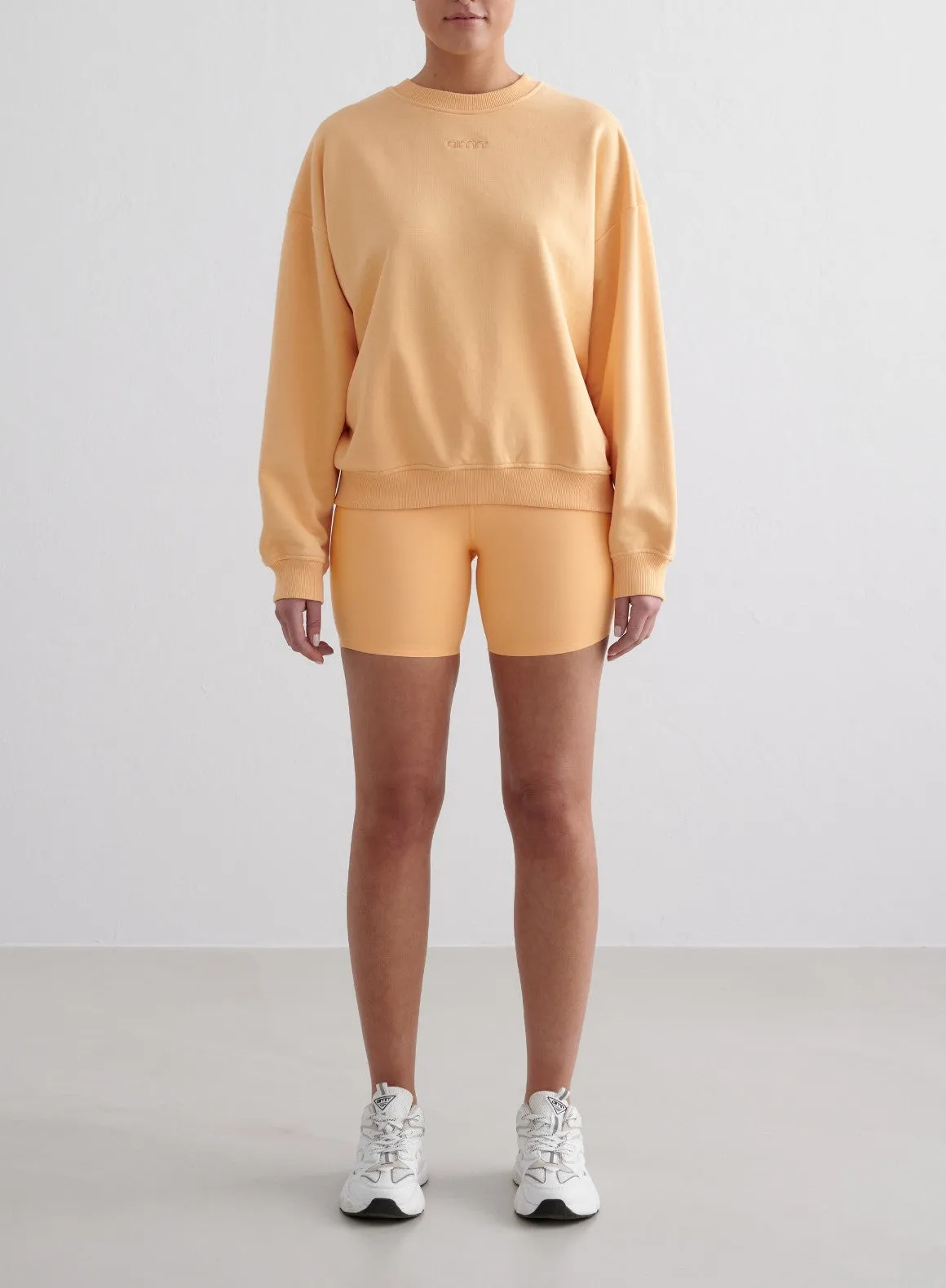 Sorbet Sense Midi Biker Shorts & Terry Sweatshirt Set