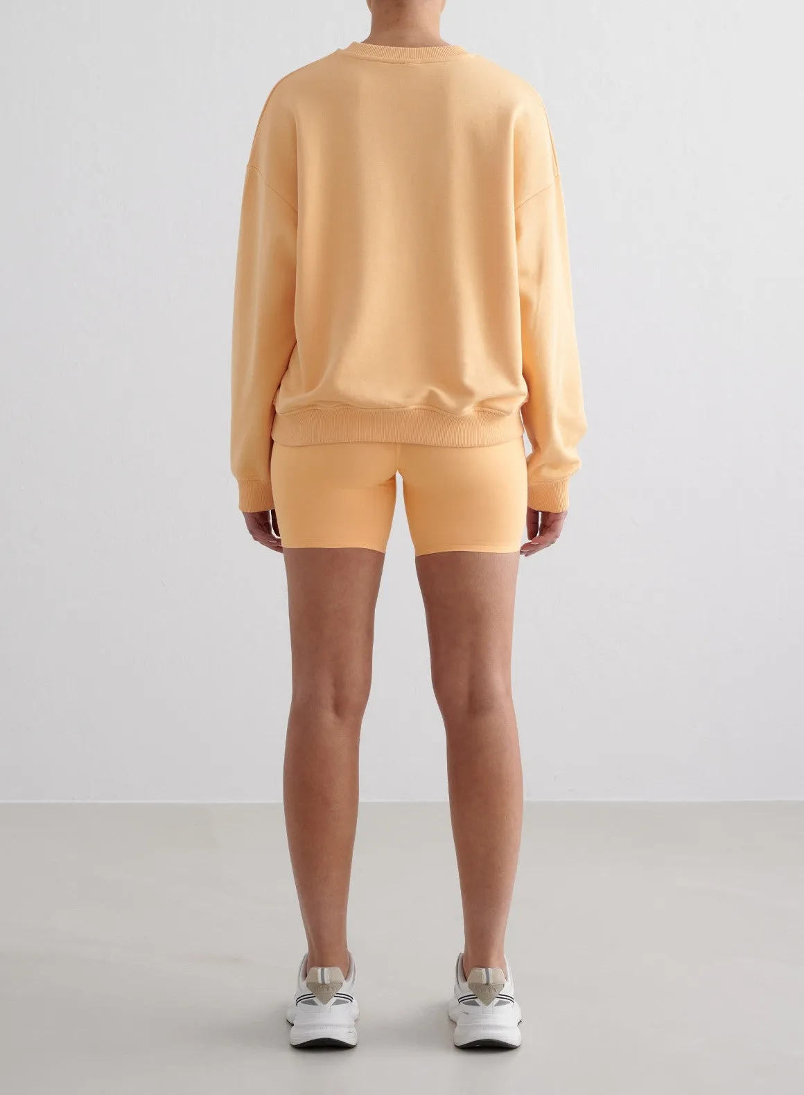 Sorbet Sense Midi Biker Shorts & Terry Sweatshirt Set