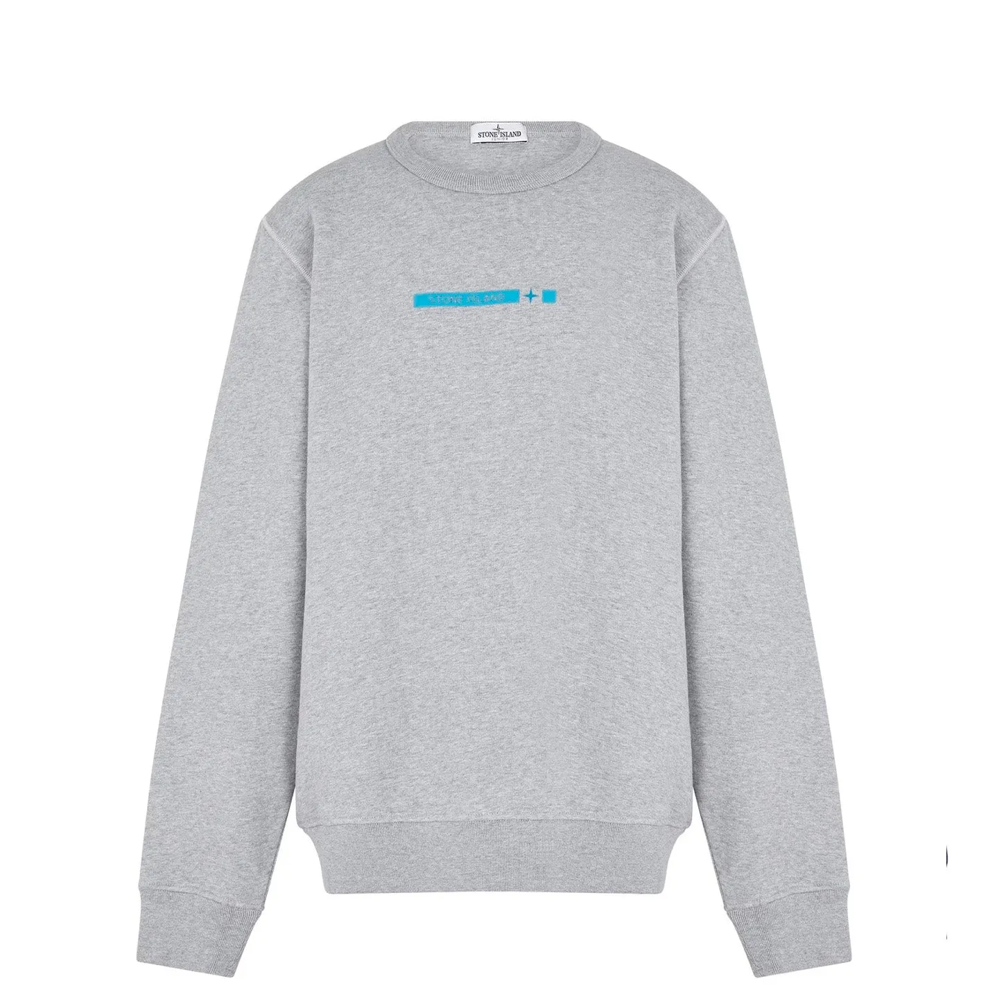 Stone Island Junior Grey Logo Sweatshirt