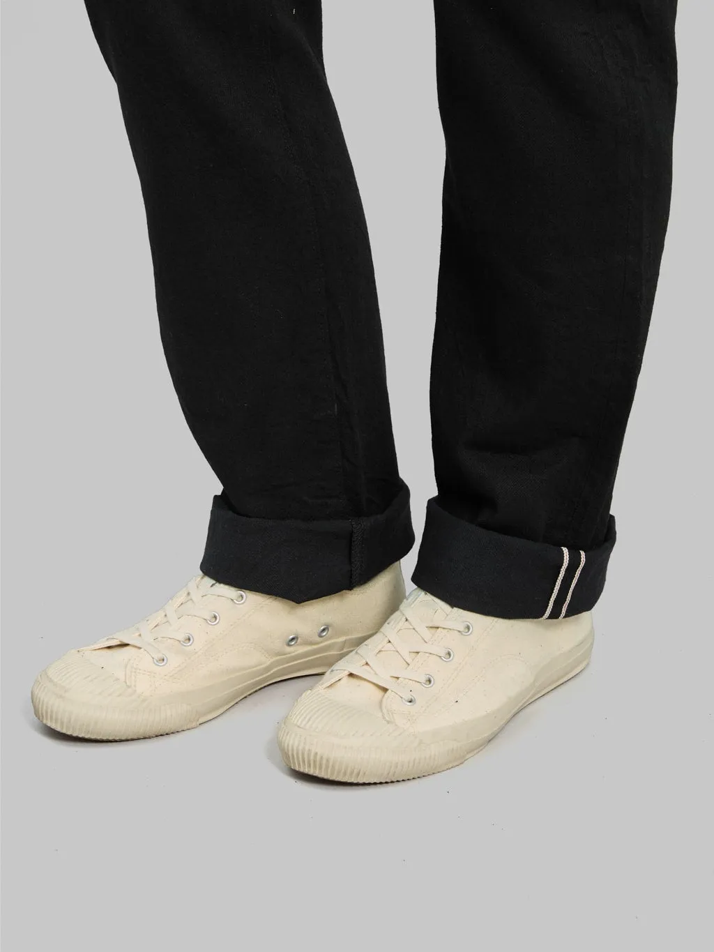 Sugar Cane Type III 13oz Black Denim Slim Jeans