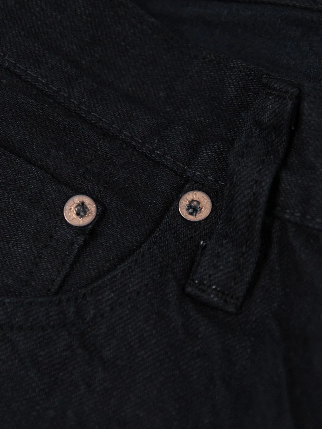 Sugar Cane Type III 13oz Black Denim Slim Jeans