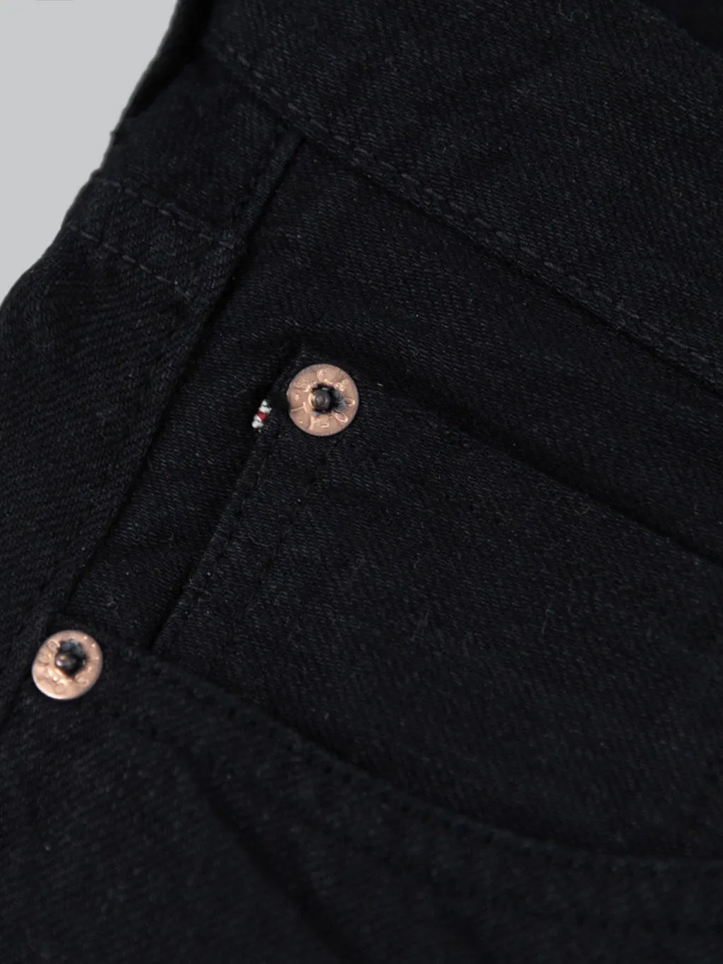 Sugar Cane Type III 13oz Black Denim Slim Jeans