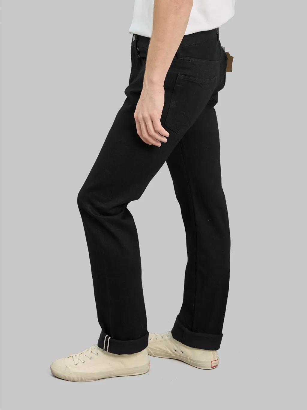Sugar Cane Type III 13oz Black Denim Slim Jeans
