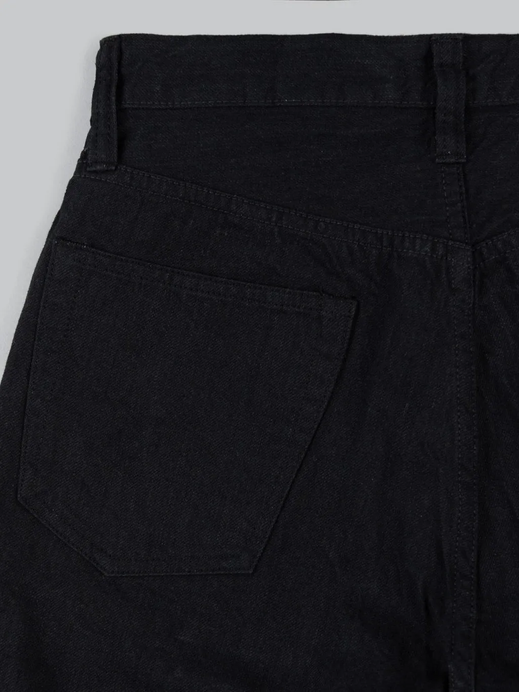 Sugar Cane Type III 13oz Black Denim Slim Jeans