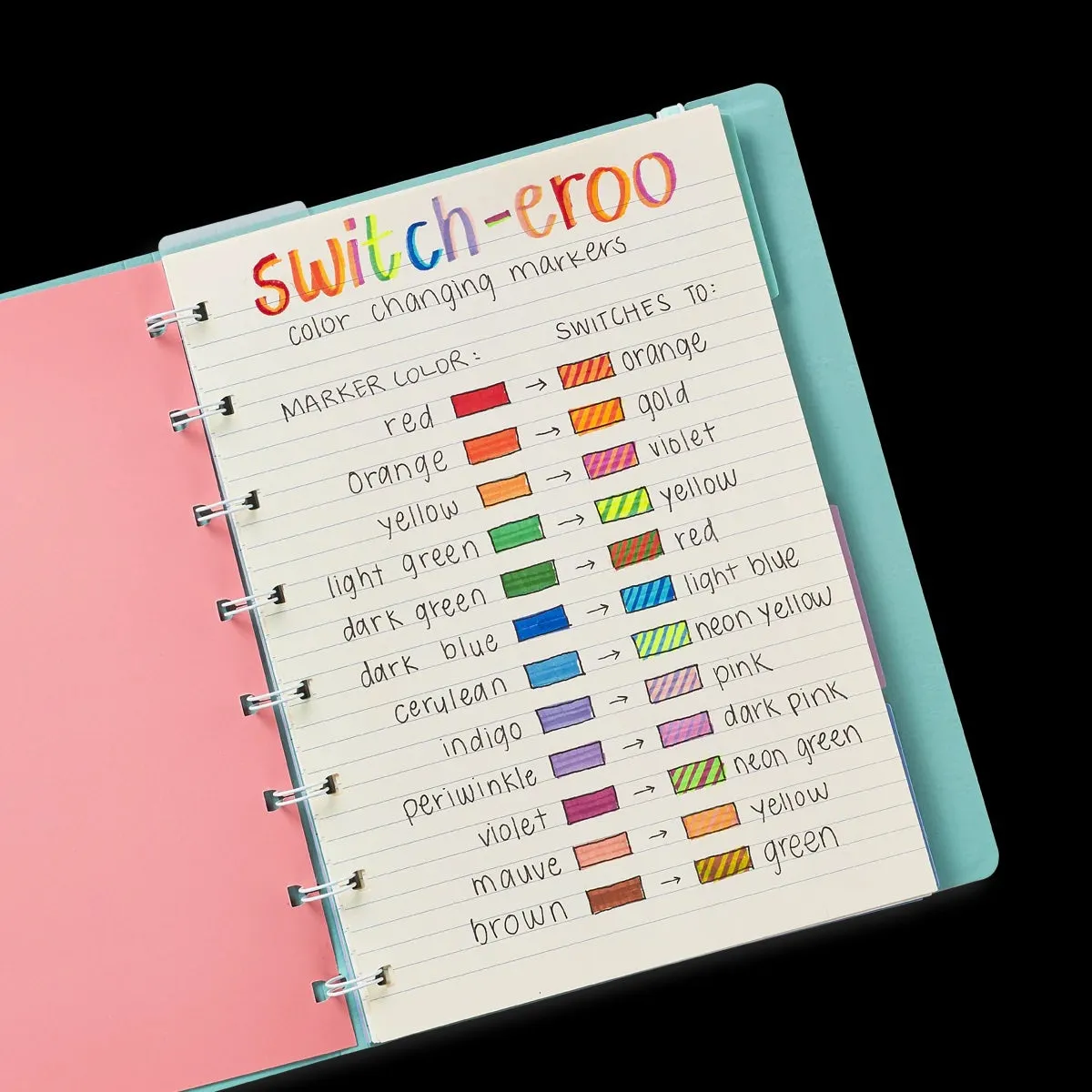 Switch-eroo Color Changing Markers