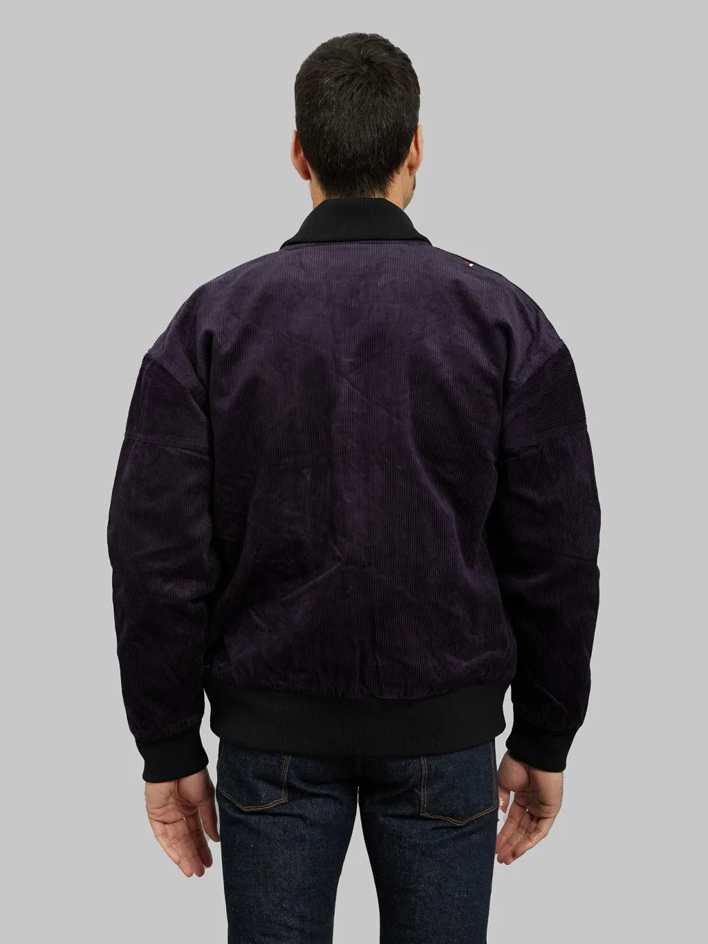Tanuki Sazanami Corduroy Natural Indigo Dyed Jacket