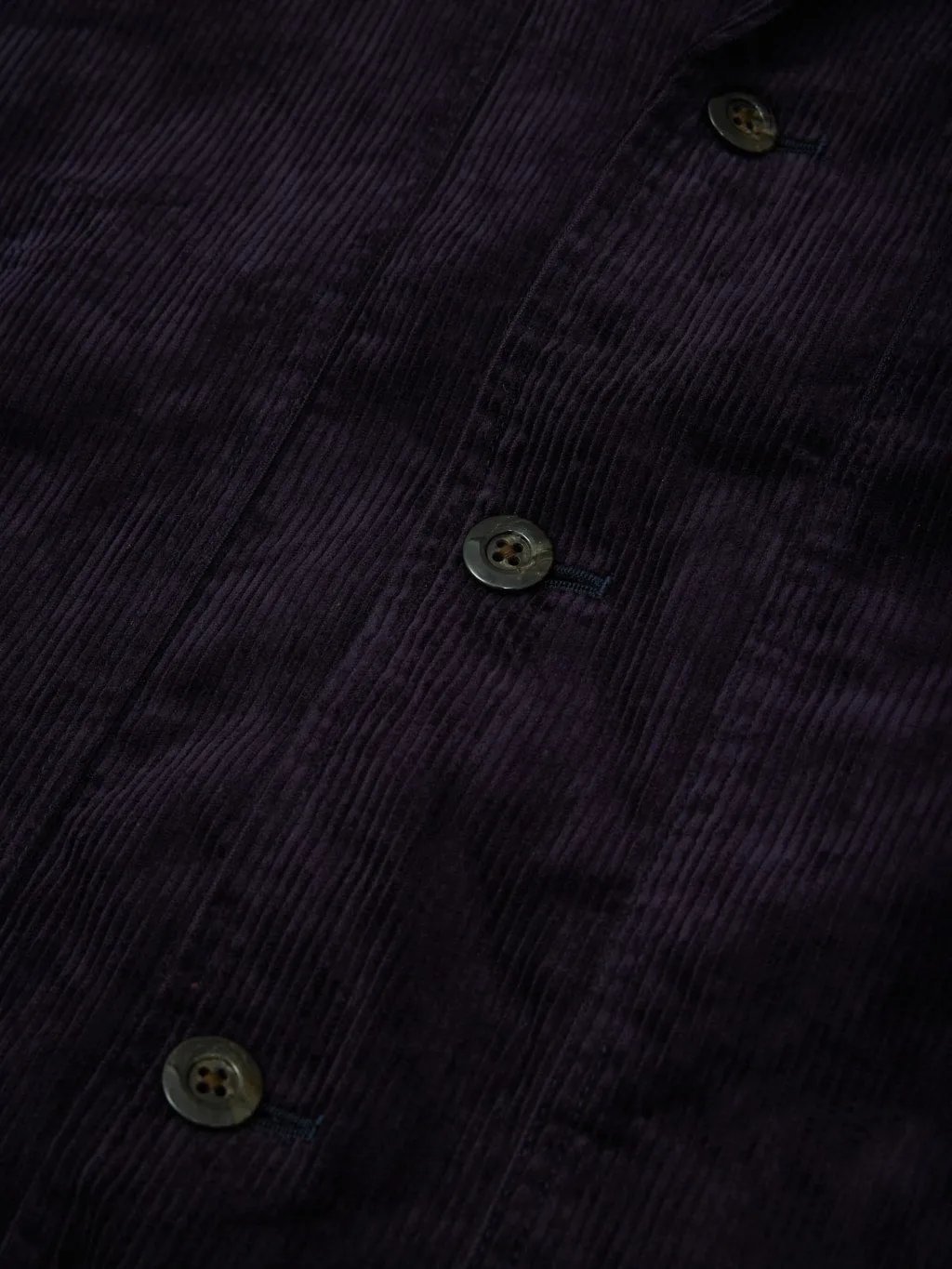 Tanuki Sazanami Corduroy Natural Indigo Dyed Jacket