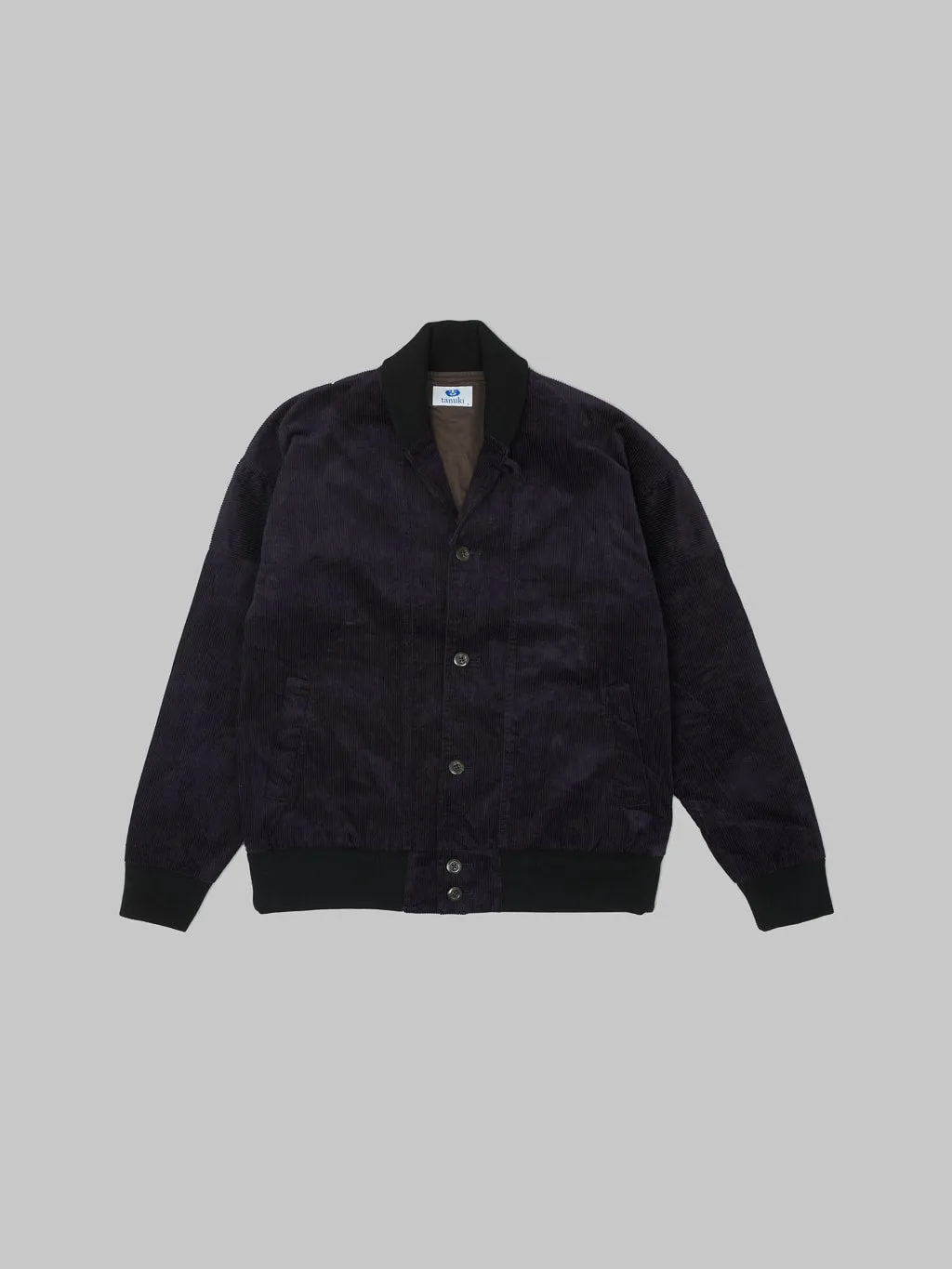 Tanuki Sazanami Corduroy Natural Indigo Dyed Jacket