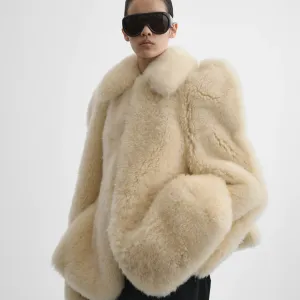 TEDDY JACKET | warm vanilla shearling