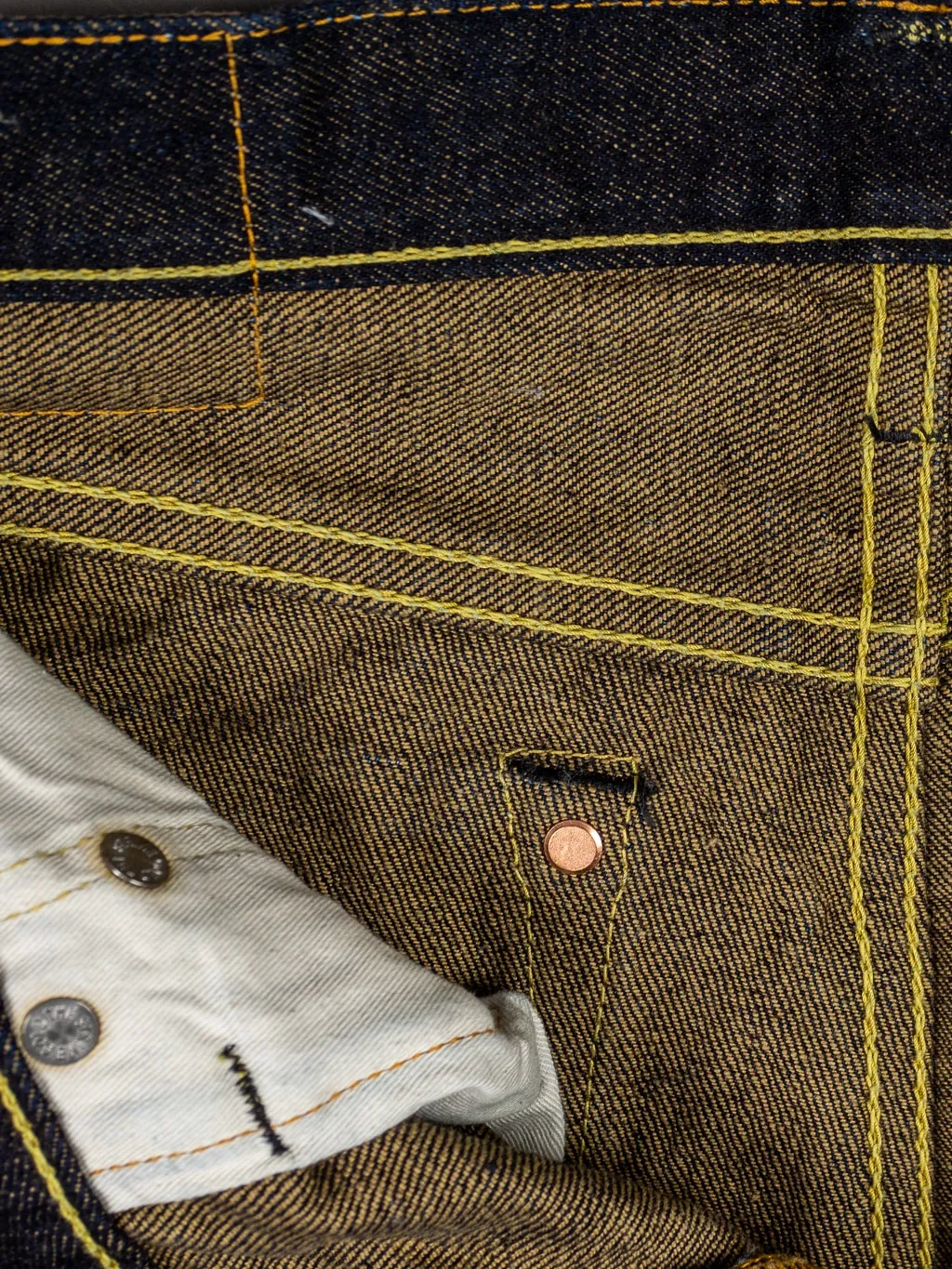 The Strike Gold 2105 Brown Weft Slim Straight Jeans