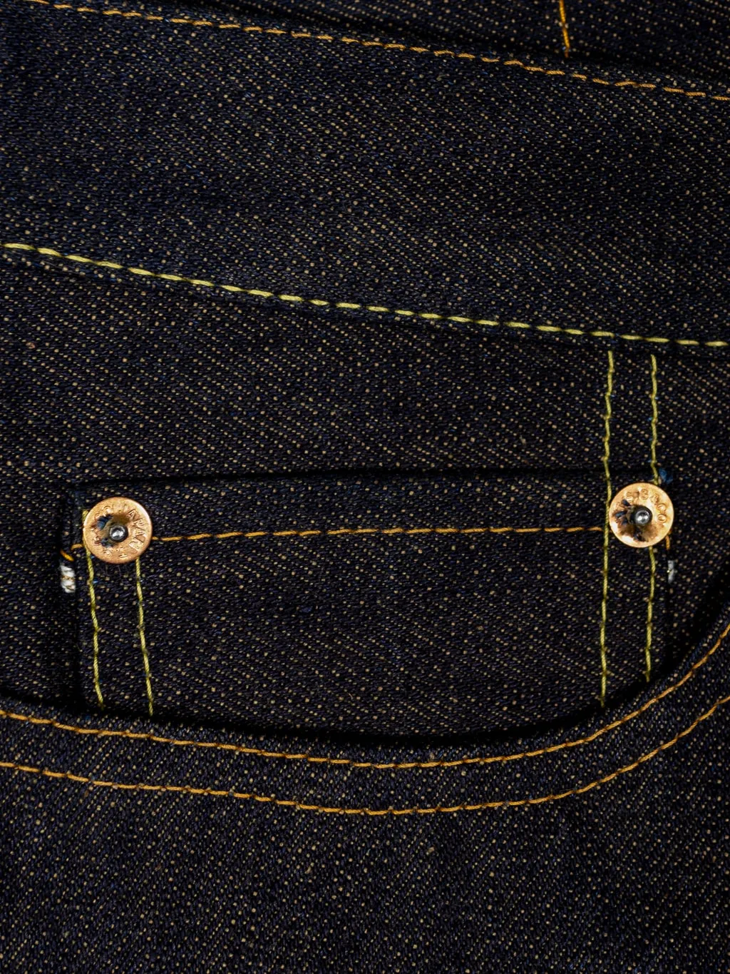 The Strike Gold 2105 Brown Weft Slim Straight Jeans