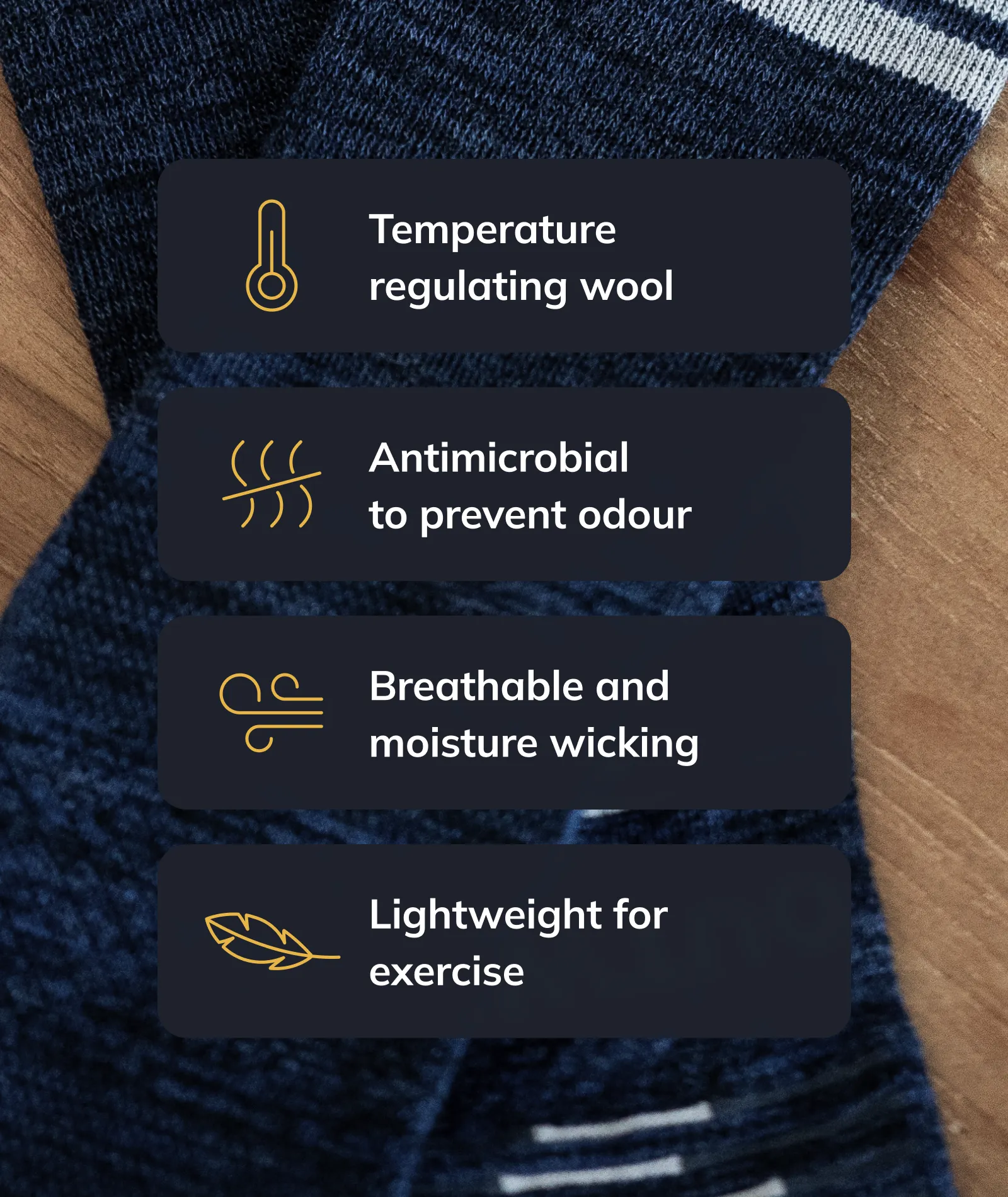 Trek Merino Lite Crew Socks 3-Pack