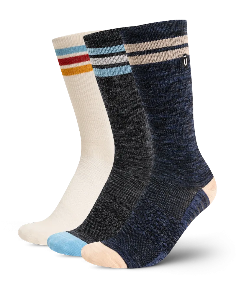 Trek Merino Lite Crew Socks 3-Pack