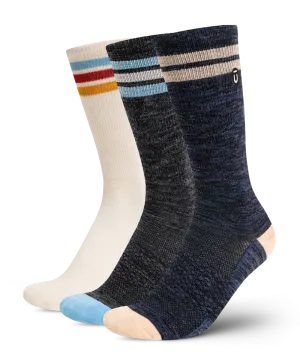 Trek Merino Lite Crew Socks 3-Pack
