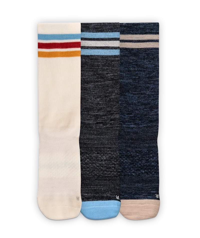 Trek Merino Lite Crew Socks 3-Pack