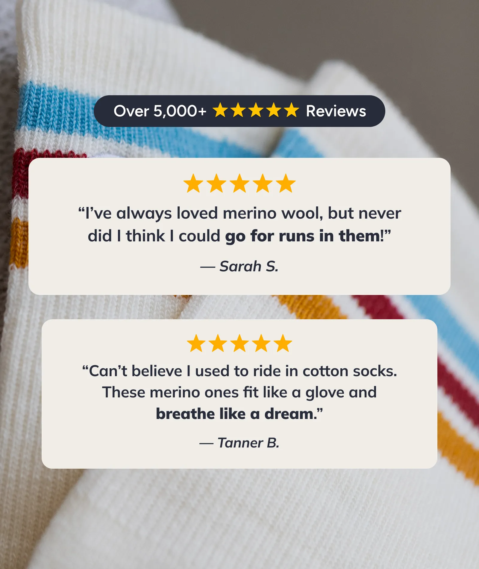 Trek Merino Lite Crew Socks 3-Pack