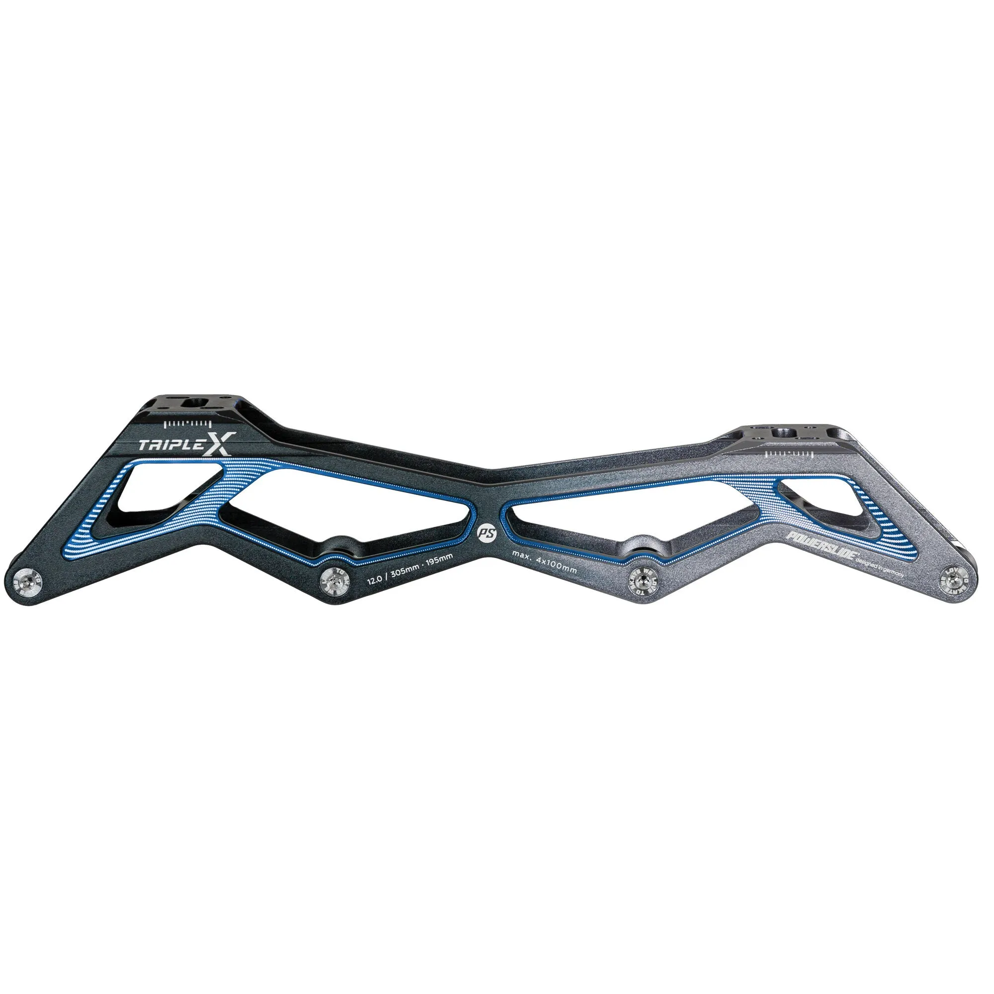 Triple X5 12.0/4x100 Black Blue. 195