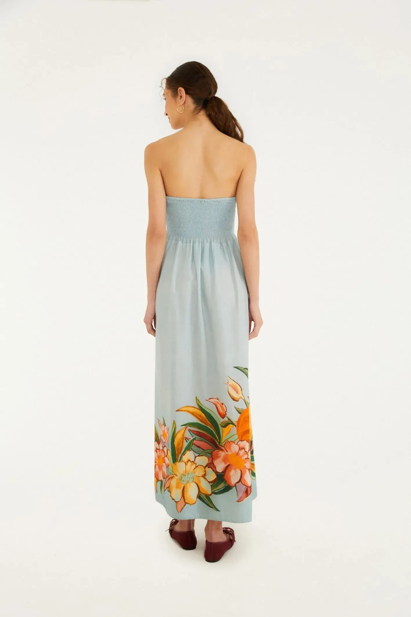 Vestido Folhagem de Inverno