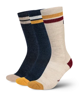 Wander Merino Crew Socks 3-Pack
