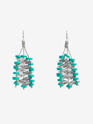 Westside Accessories Turquoise Dangler Earrings
