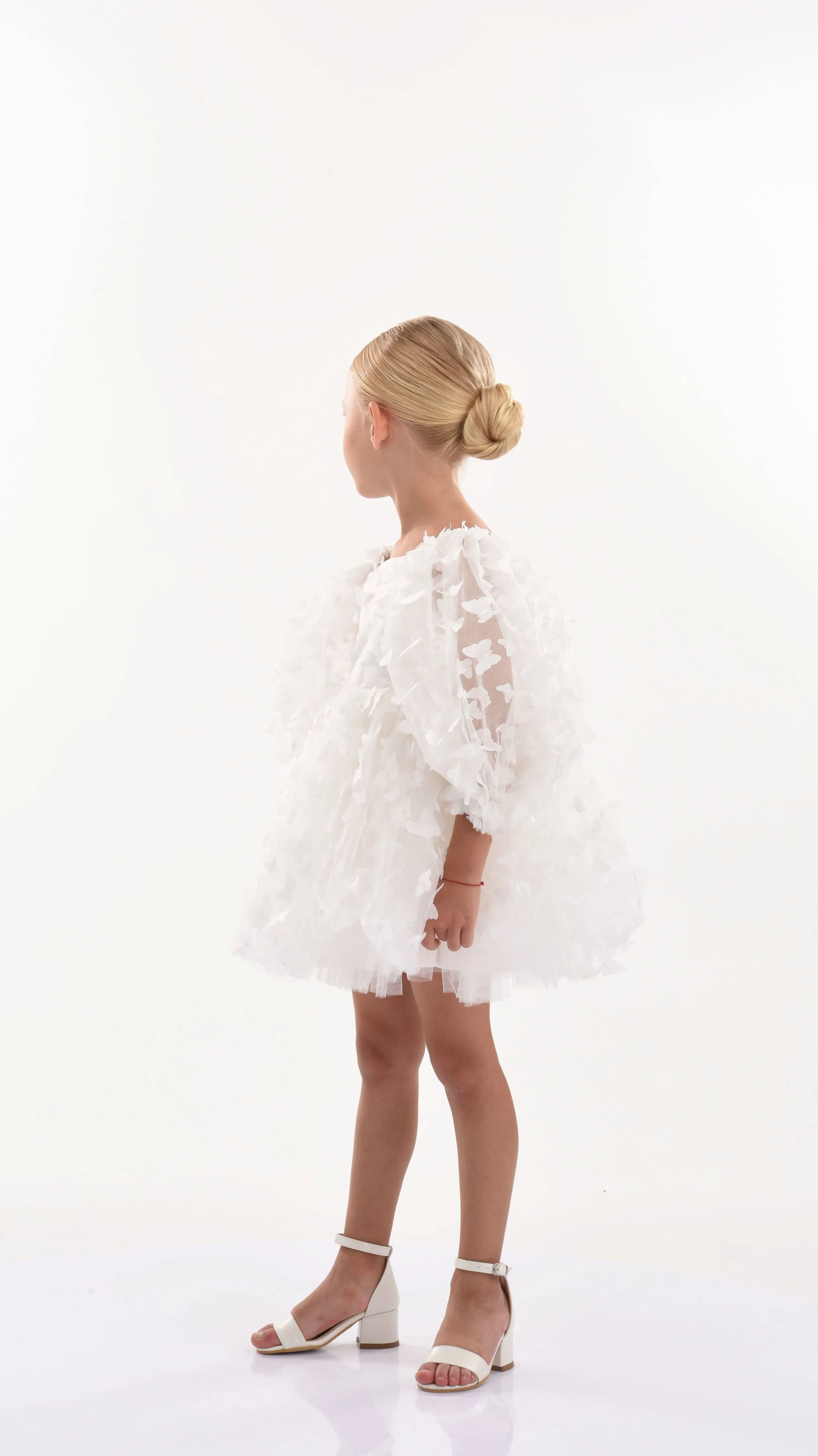 White Bell Mariposa Dress